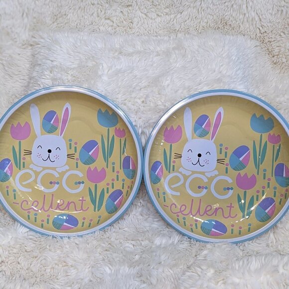 EGGcellent Easter Spring Metal Bowls (x2) - Picture 2 of 5